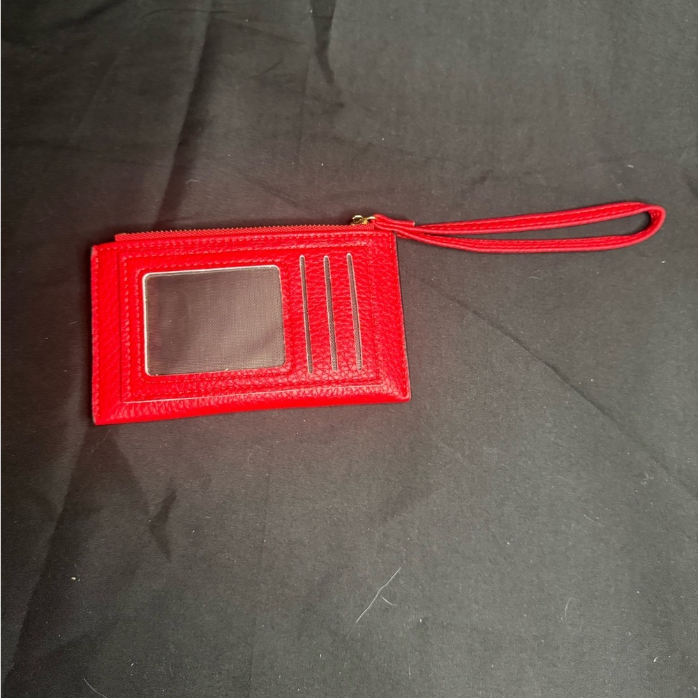 Red Wristlet Wallet - Picture 2 of 5